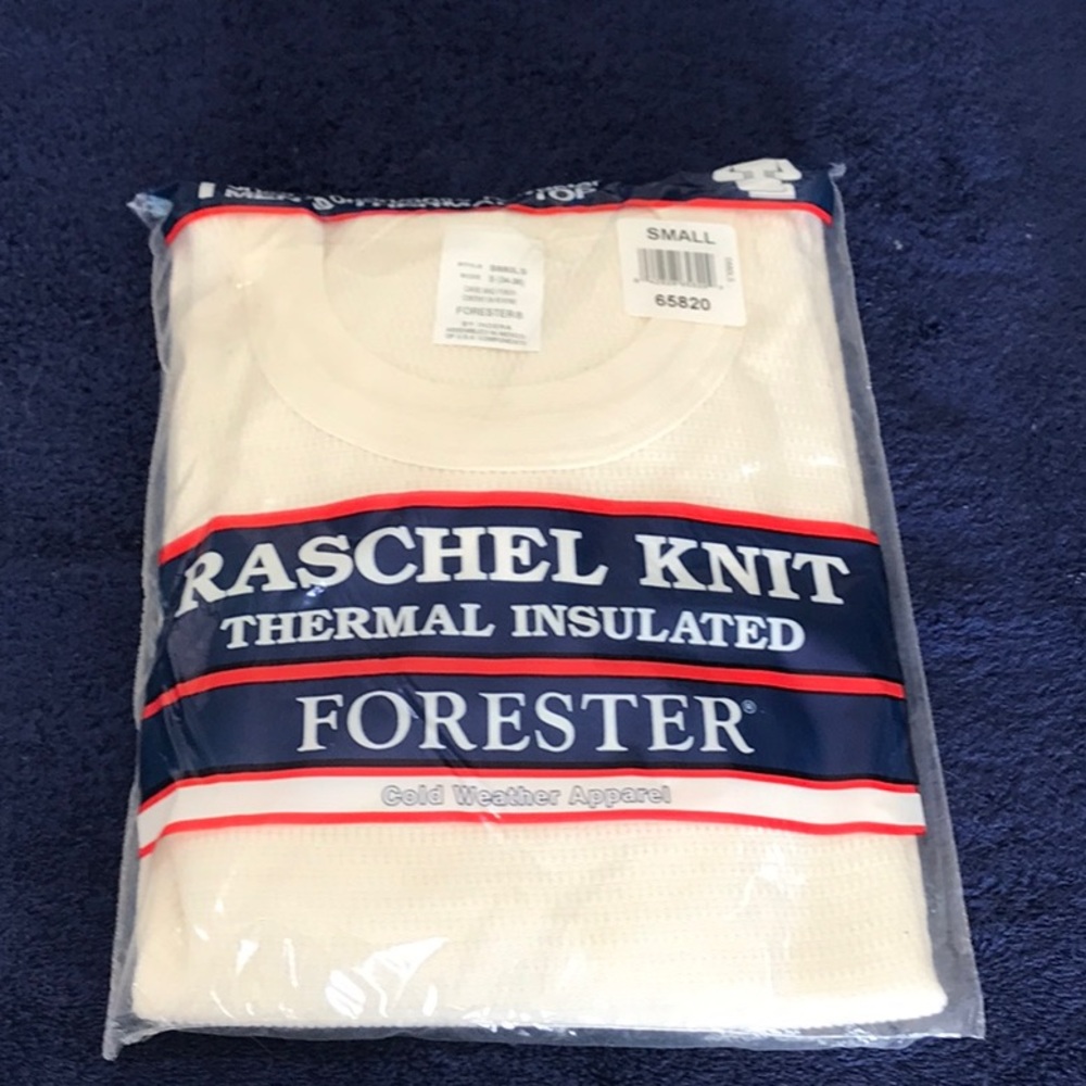 Forester Thermal Underwear Long Johns   S top Cotton Blend Vintage Cold Weather